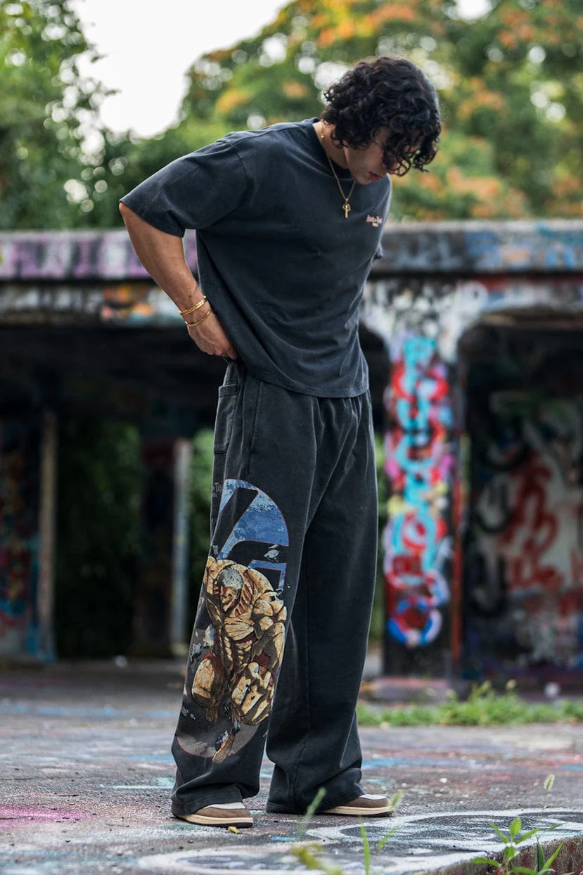 2128 - AOT©  x YLA Baggy Joggers - Image 5