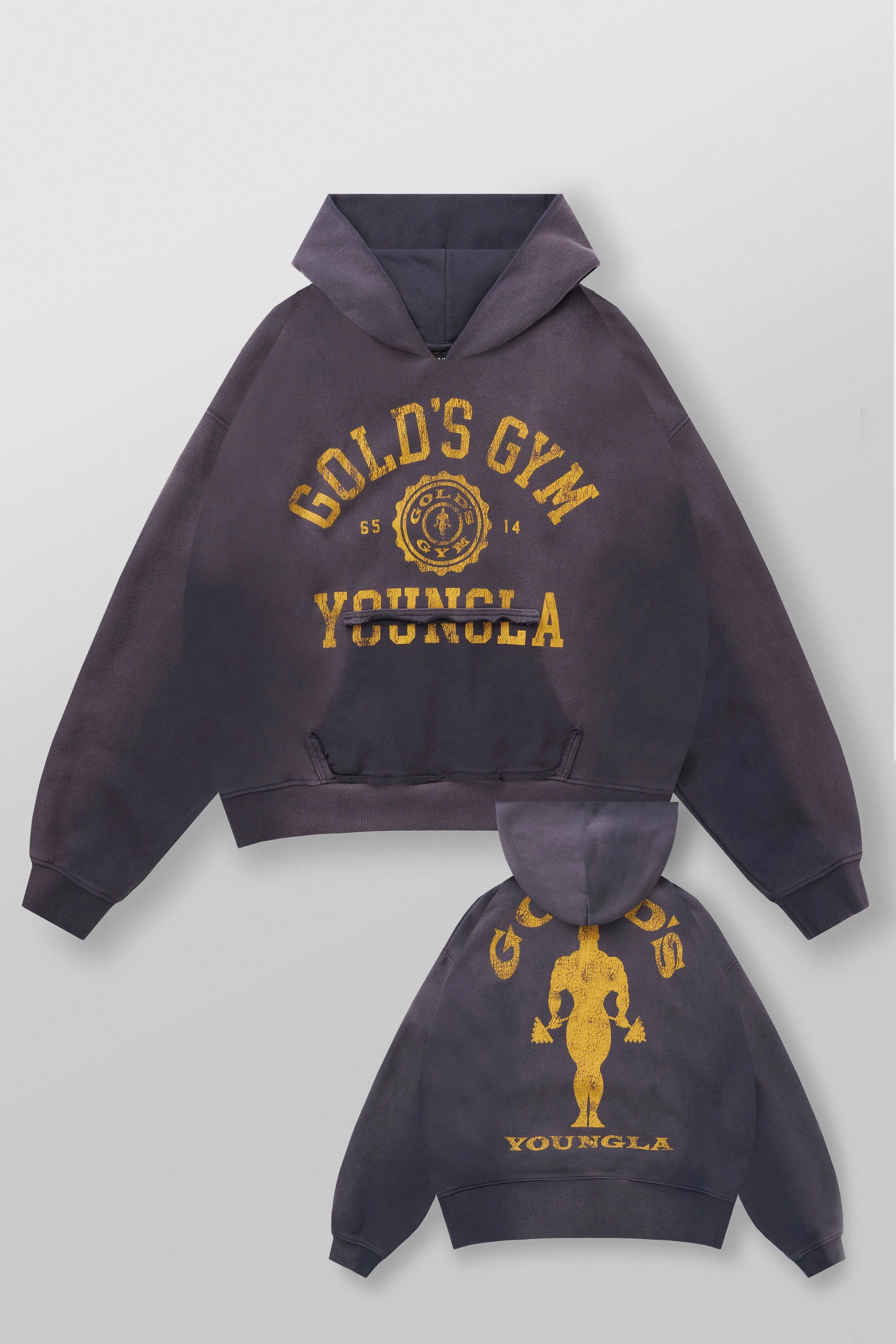 5167 - Gold's Iron Legacy Crest Hoodies - Image 8