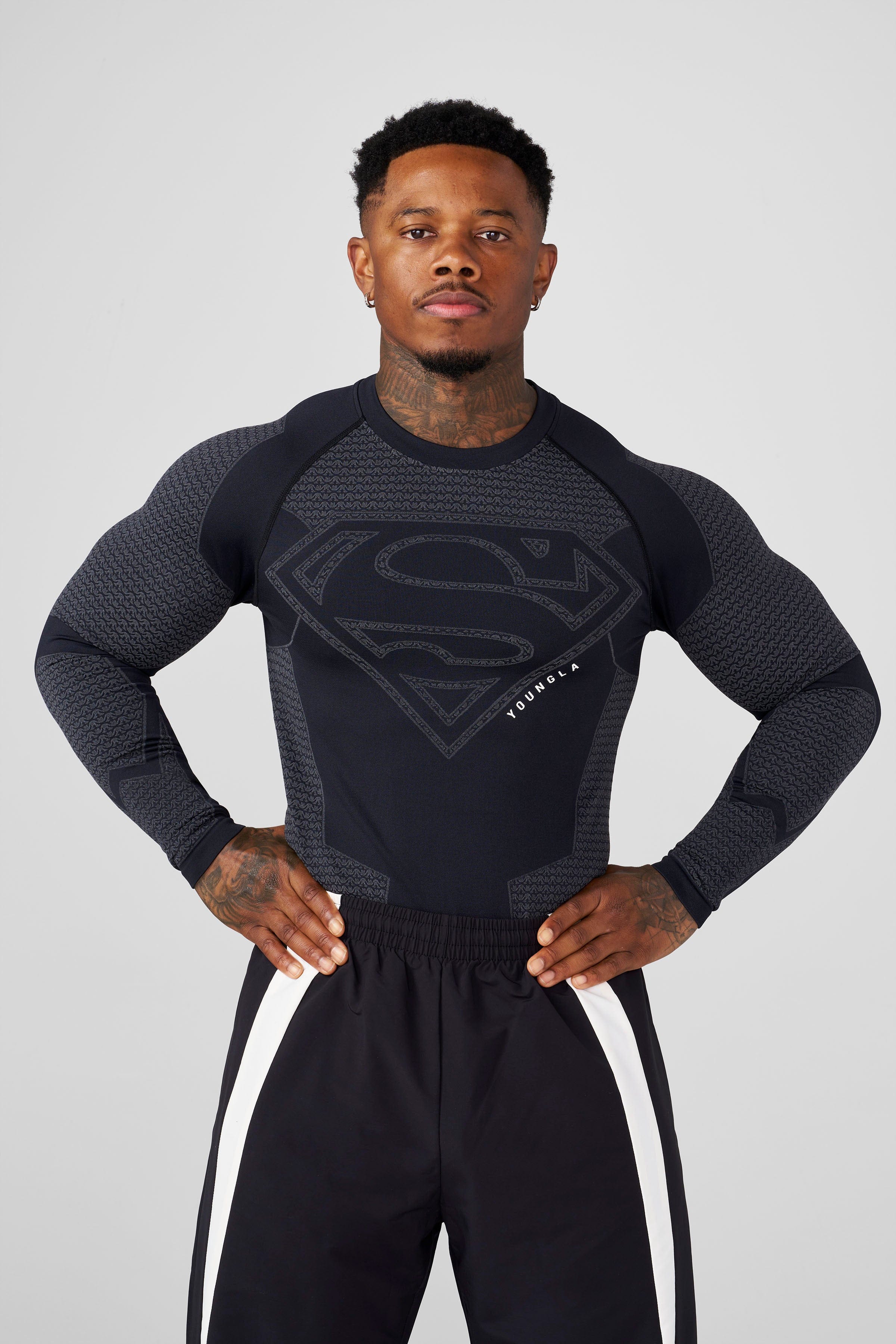 8066 - Superman Compression Longsleeves - Image 8