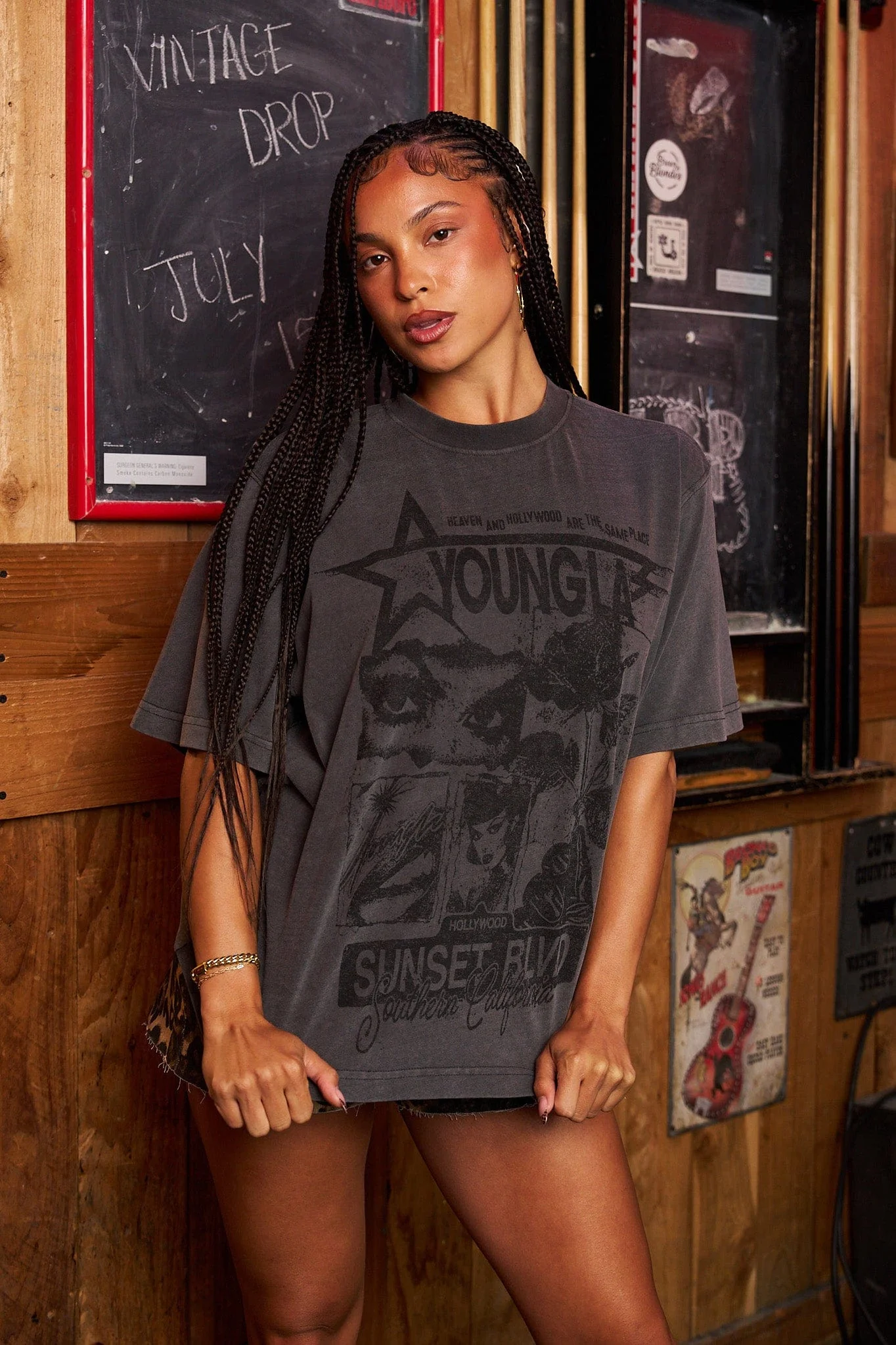 W412 Vintage Oversized Tee - Image 6