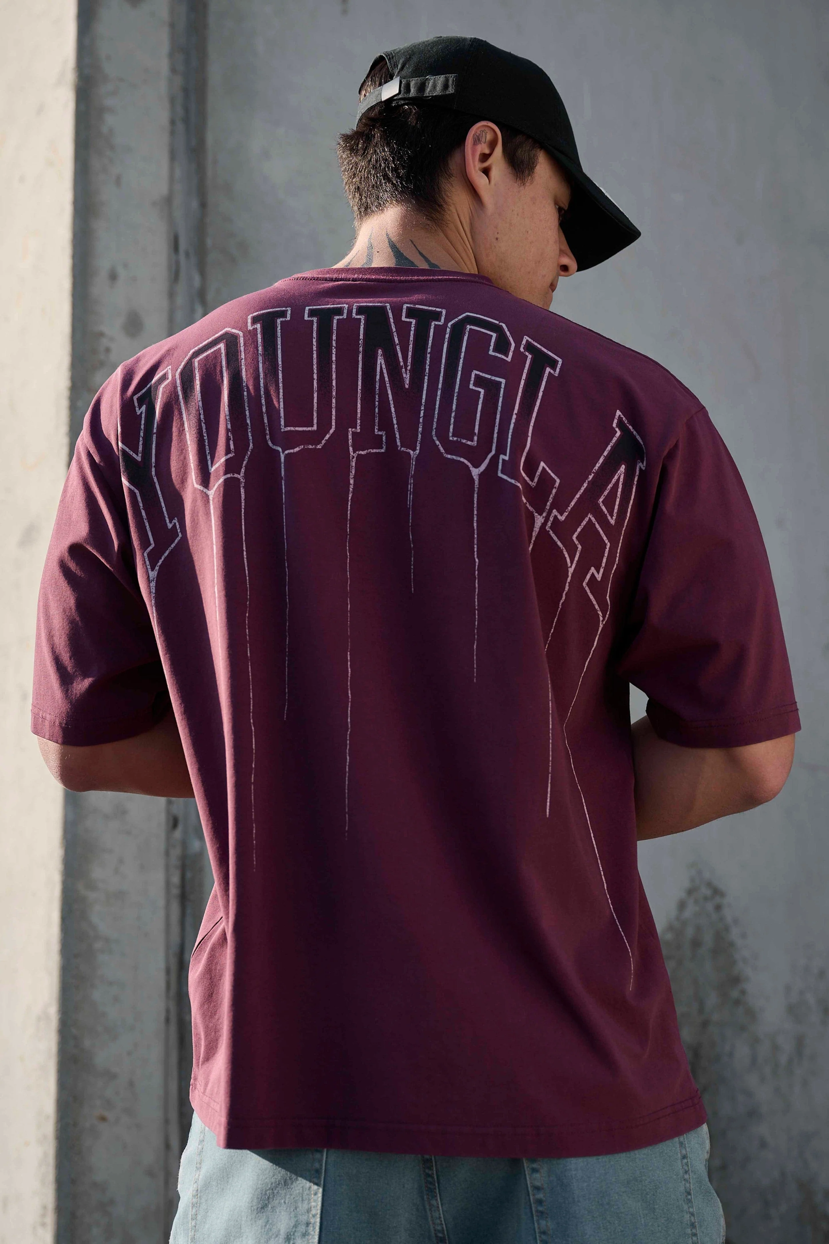 W428 - Drip Oversized Tee - Image 5
