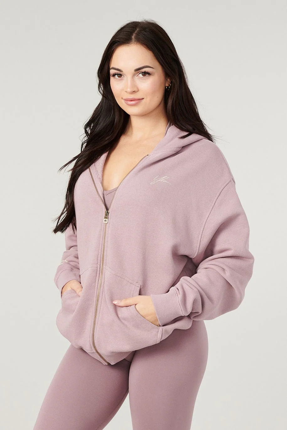 W519 - Emblem zip up hoodie - Image 5
